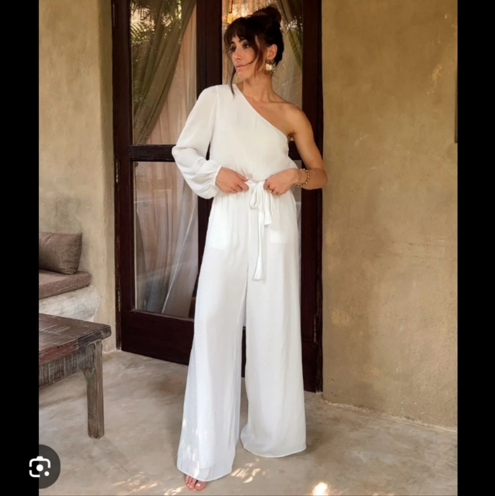 12th Tribe Gustavia One Shoulder Jumpsuit